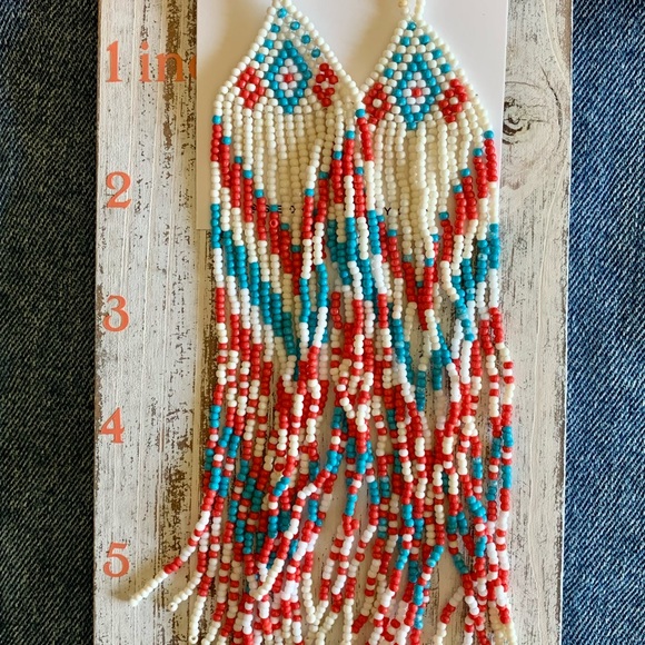 Beaded Earrings - Picture 2 of 3